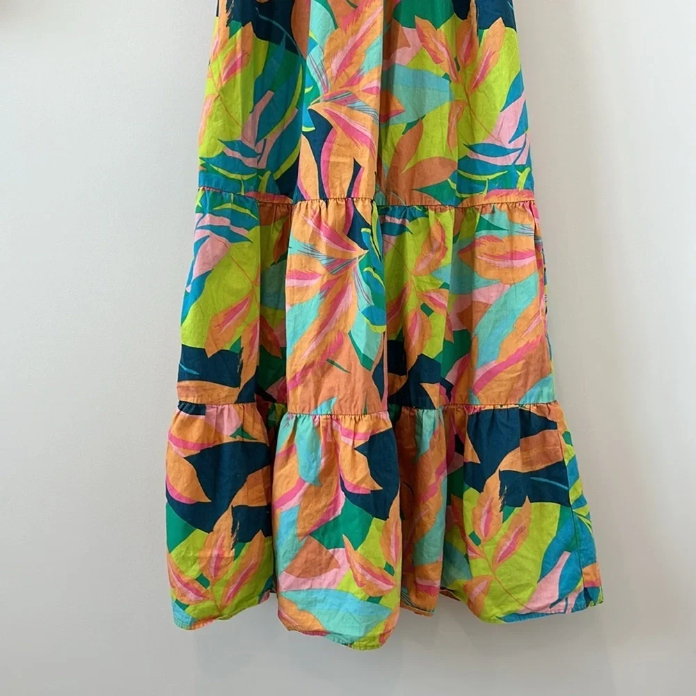 Sincerly Jules Colorful Maxi Long Dress Sundress Resortwear Easter Travel Shower - Picture 5 of 9